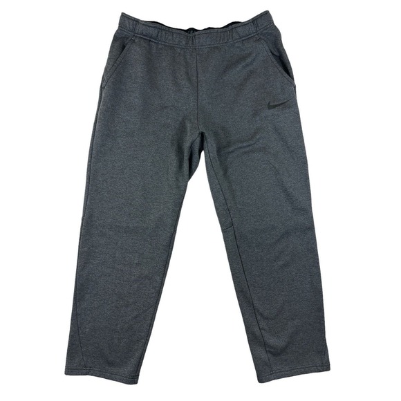 Nike‎ Dri-Fit Men Gray Tapered Sweatpants Sz XL Drawstring - Picture 1 of 6
